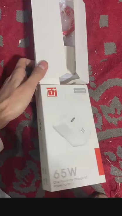 OnePlus Warp Charge 65W Power Charger With Cable Fast Charging Durable Quality Reliable Performance