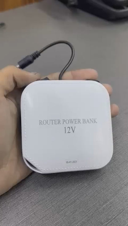 Wifi Router Power Bank 20000 mAH – Reliable Backup Power for Seamless Internet Connectivity  - 12 Volt