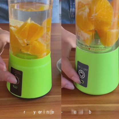 Portable 6 cuts Blender Home USB Rechargeable Electric Fruit