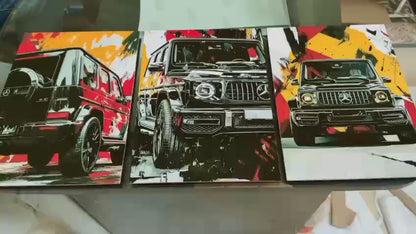 Set of 3 Premium Wall Art Photo Tiles