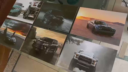 Set of 6 Premium Wall Art Photo Tiles