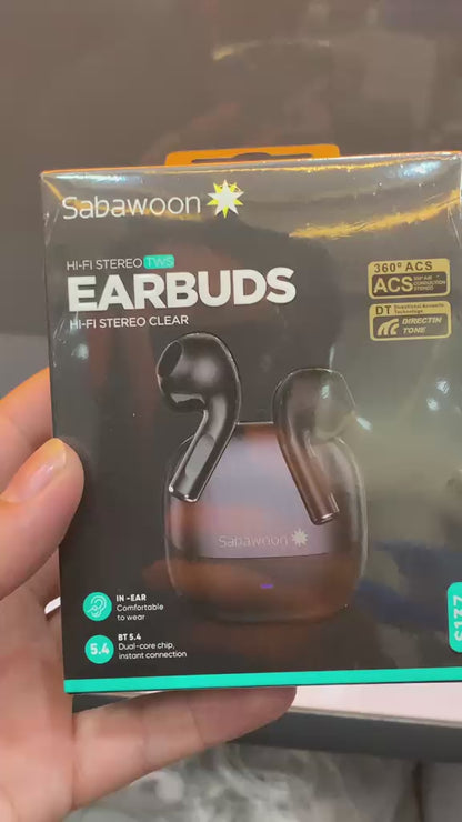 Premium Sabawoon S137 Earbuds  5.4 Type-C Charging earbuds